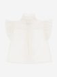 Angels Face Girls Neo Frill Blouse in White on Sale