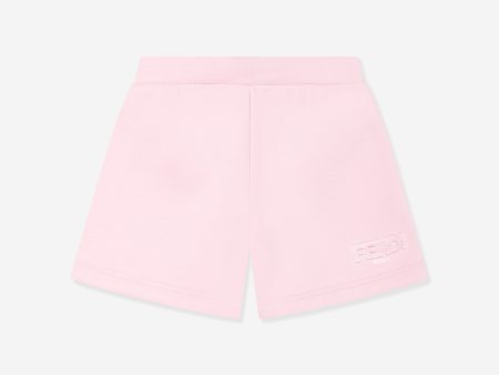 Fendi Baby Girls Logo Shorts in Pink Online Hot Sale