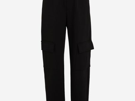 Calvin Klein Boys Tape Relaxed Cargo Pants in Black For Sale