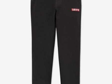 Levi's Boys Box Tab Joggers in Black Sale