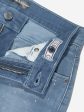 Guess Girls Denim Straight Jeans in Blue Sale