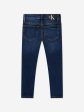 Calvin Klein Boys Skinny Jeans in Blue Online Sale