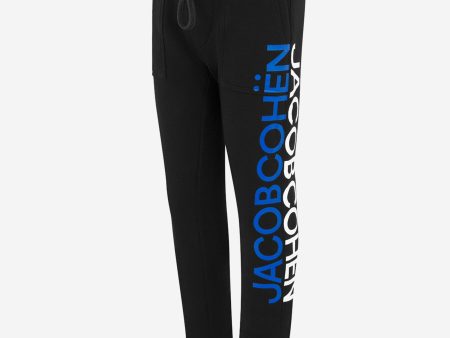 Jacob Cohen Boys Logo Joggers For Discount