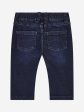 Guess Boys Stretch Denim Bear Jeans in Blue Discount