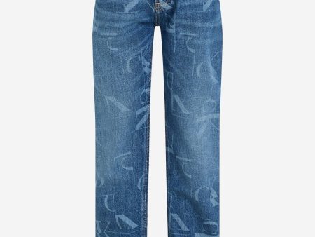 Calvin Klein Boys Regular Fit Jeans in Blue Sale