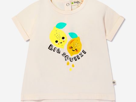 The Bonnie Mob Unisex Organic Cotton Lemon Print T-Shirt Online