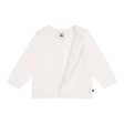 Baby Girls White Cotton Cardigan Supply