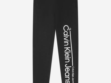 Calvin Klein Boys Organic Cotton Logo Joggers Hot on Sale