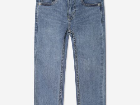 Levi's Girls 510 Skinny Fit Jeans in Blue on Sale